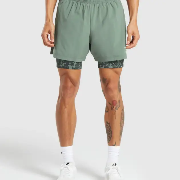 SPORT 5" 2 IN 1 SHORTS // GYMSHARK
