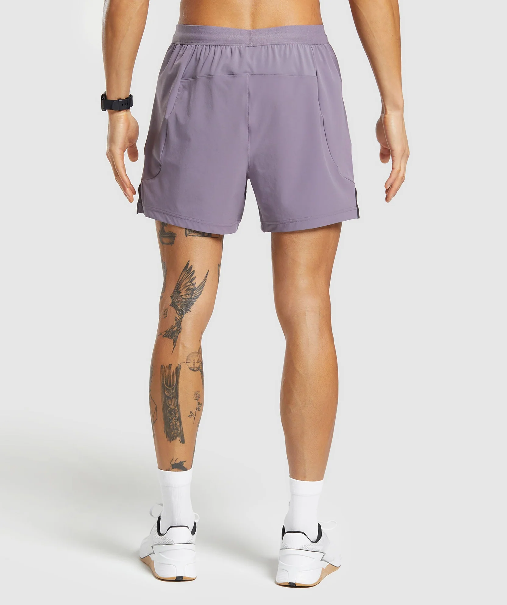 APEX 5" HYBRID SHORT FOG PURPLE // GYMSHARK - Image 2