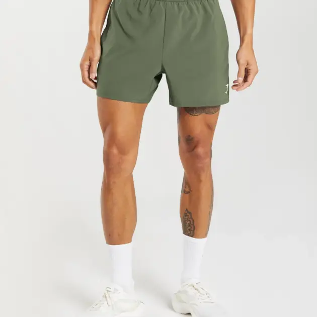 ARRIVAL 5" SHORTS Core Olive // GYMSHARK