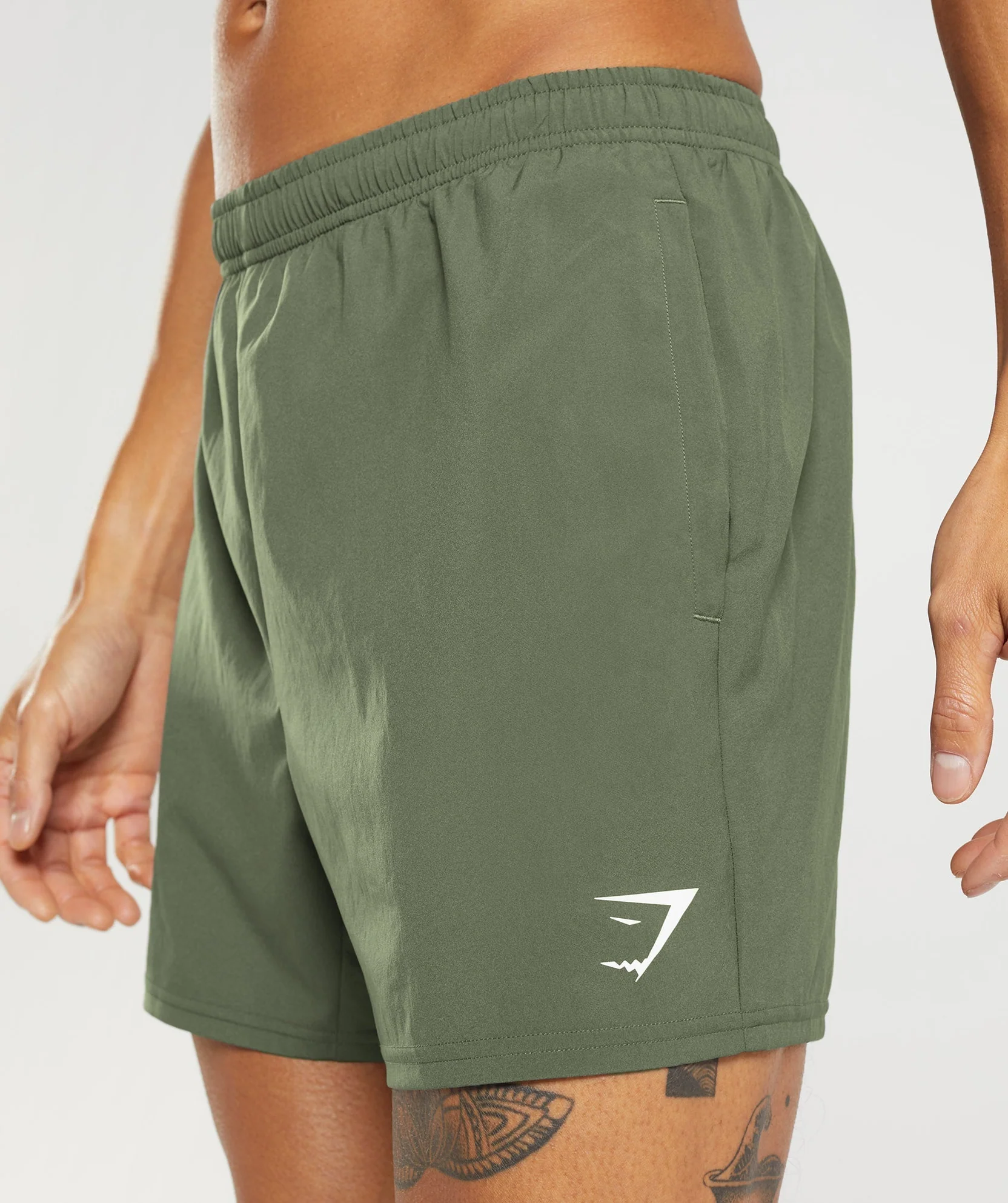ARRIVAL 5" SHORTS Core Olive // GYMSHARK - Image 3