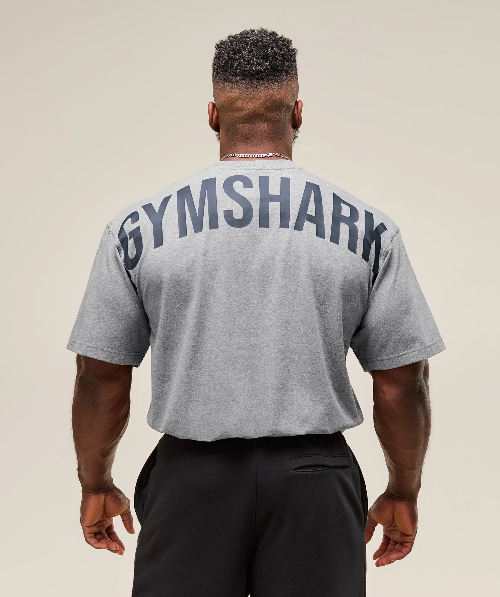POWER T-SHIRT Heavy Blue // GYMSHARK