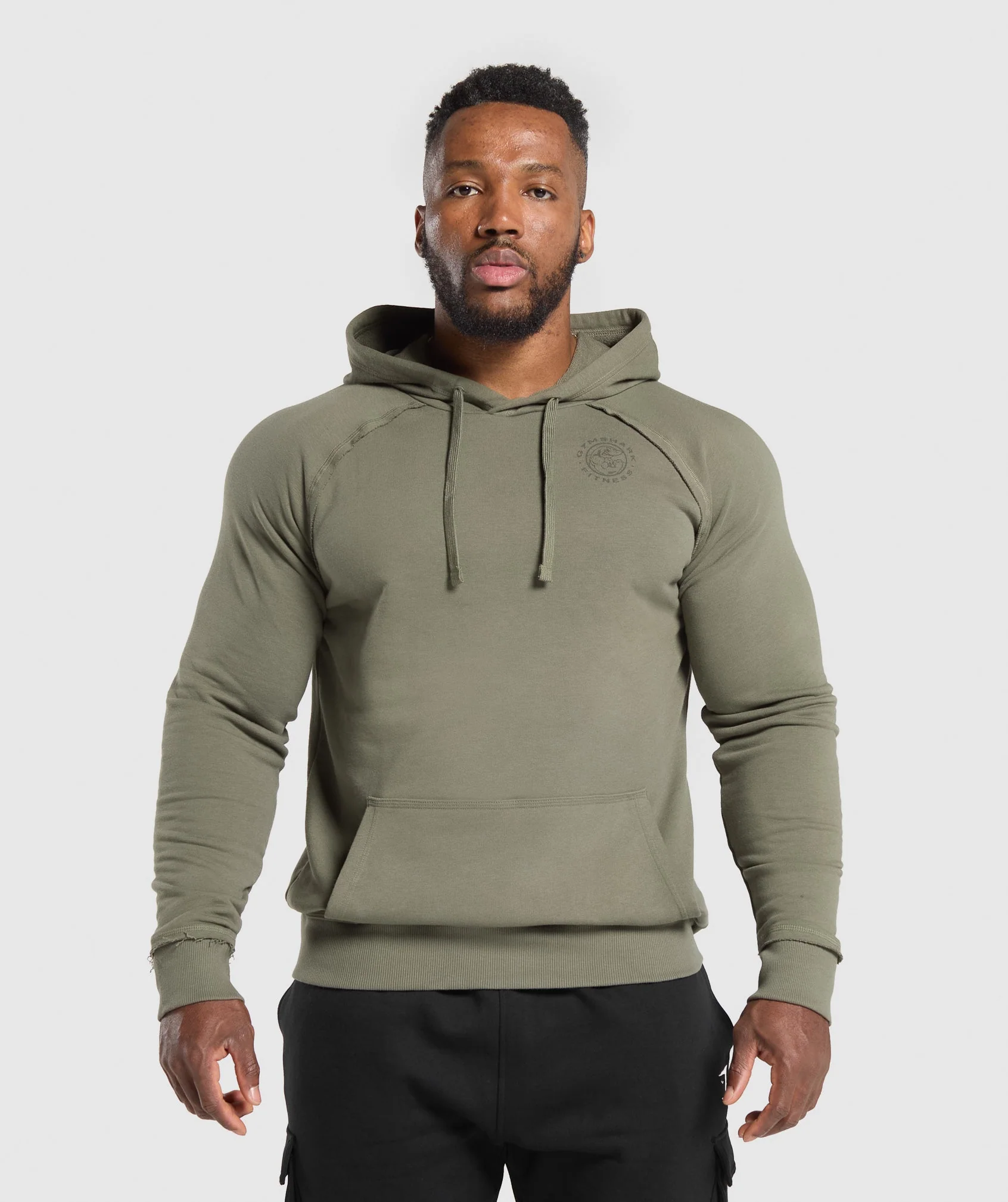 Legacy Hoodie Base Green // GYMSHARK