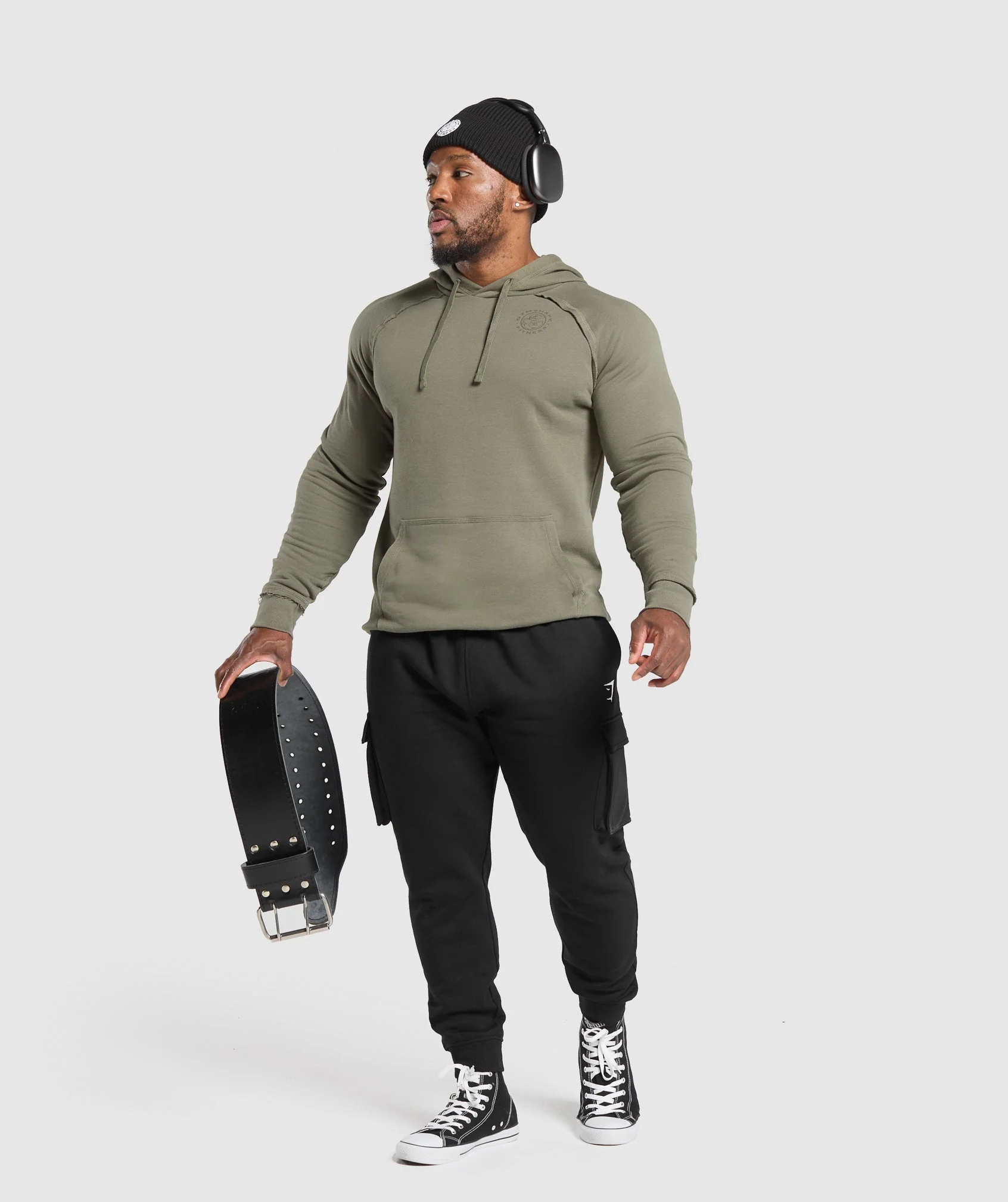 Legacy Hoodie Base Green // GYMSHARK - Image 3