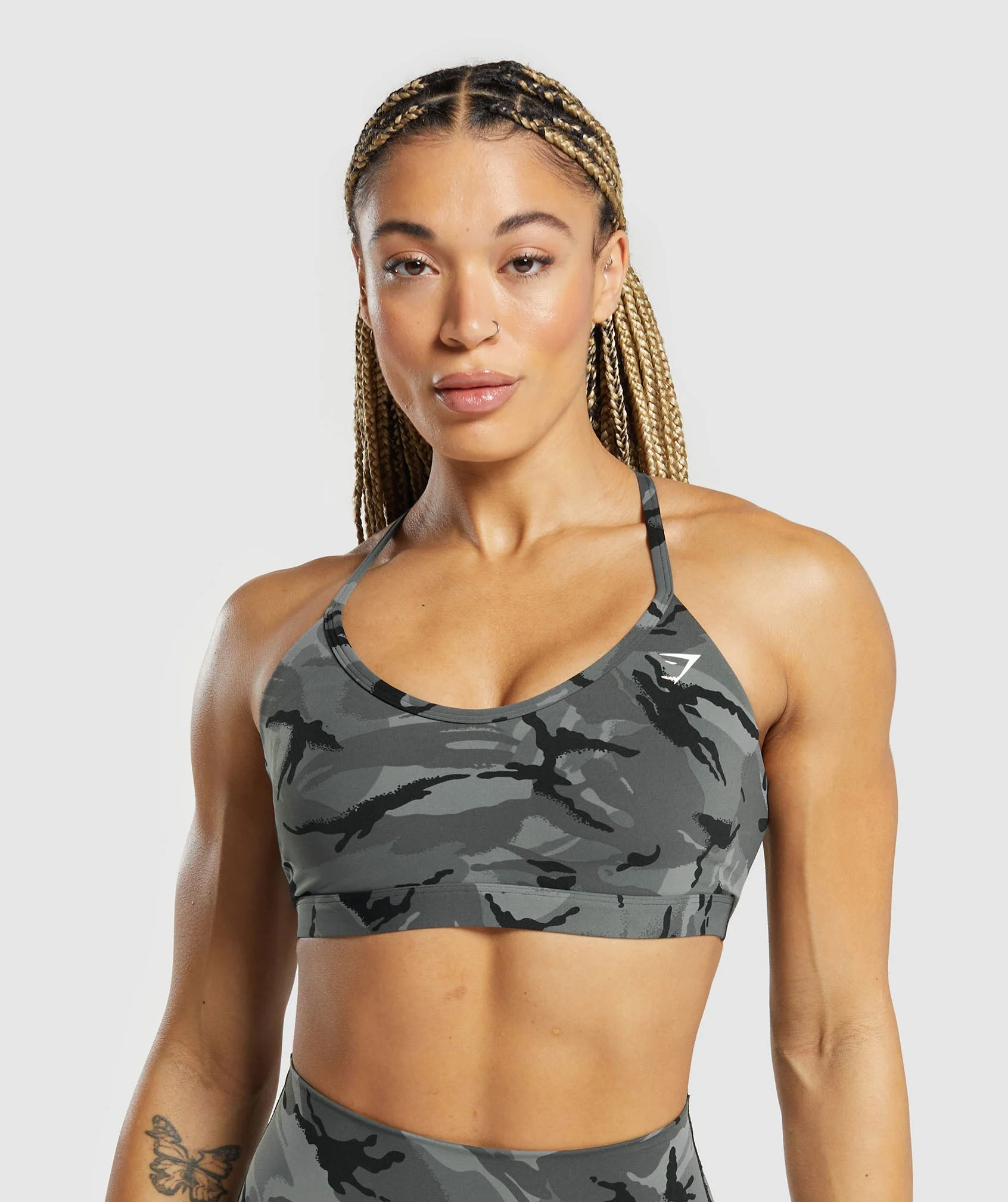 Legacy Printed Sports Bra // GYMSHARK