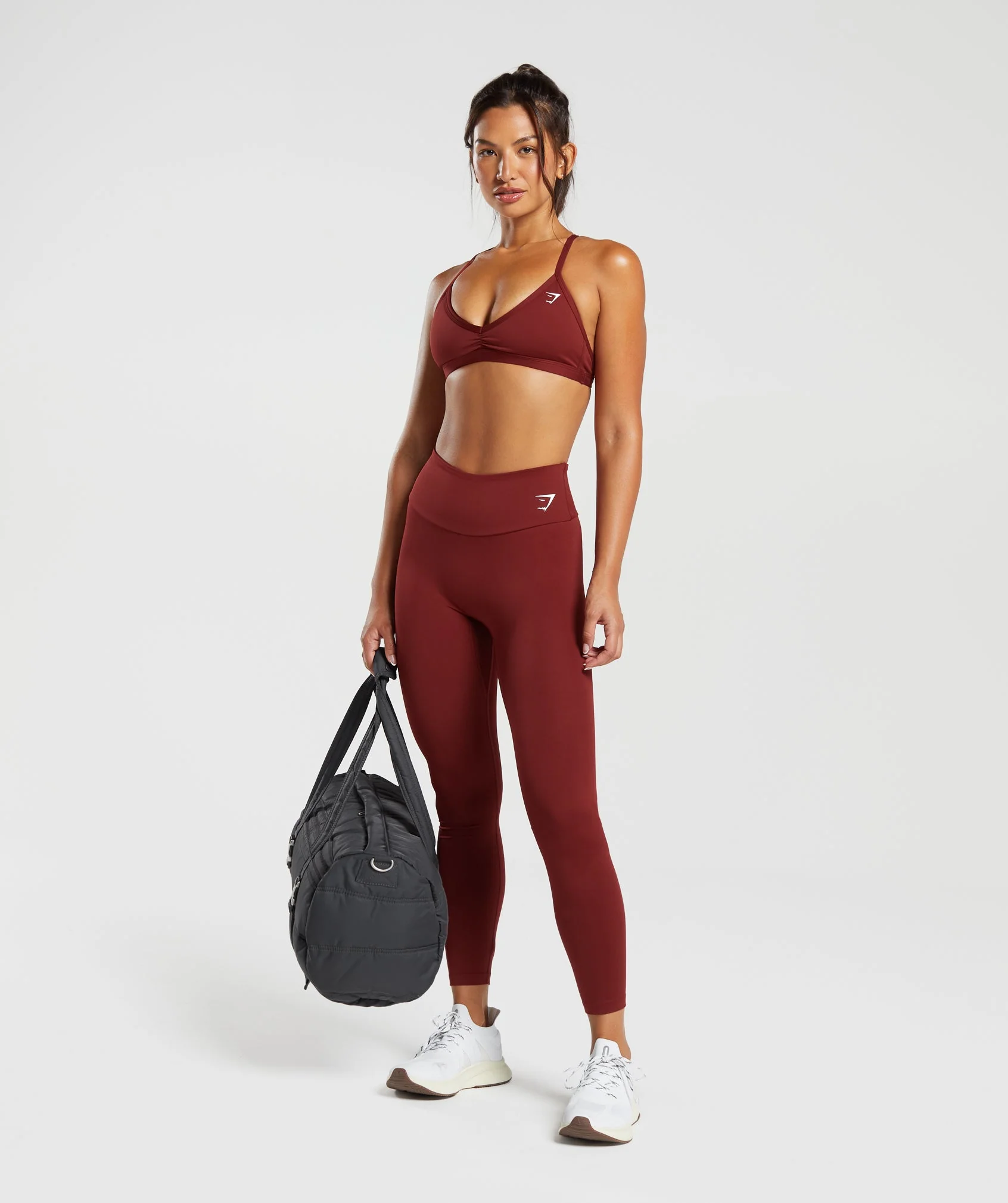 Minimal Sports Bra Red // GYMSHARK - Image 3
