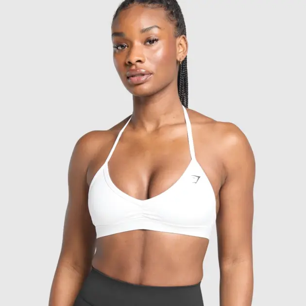 Minimal Halterneck Sports Bra // GYMSHARK