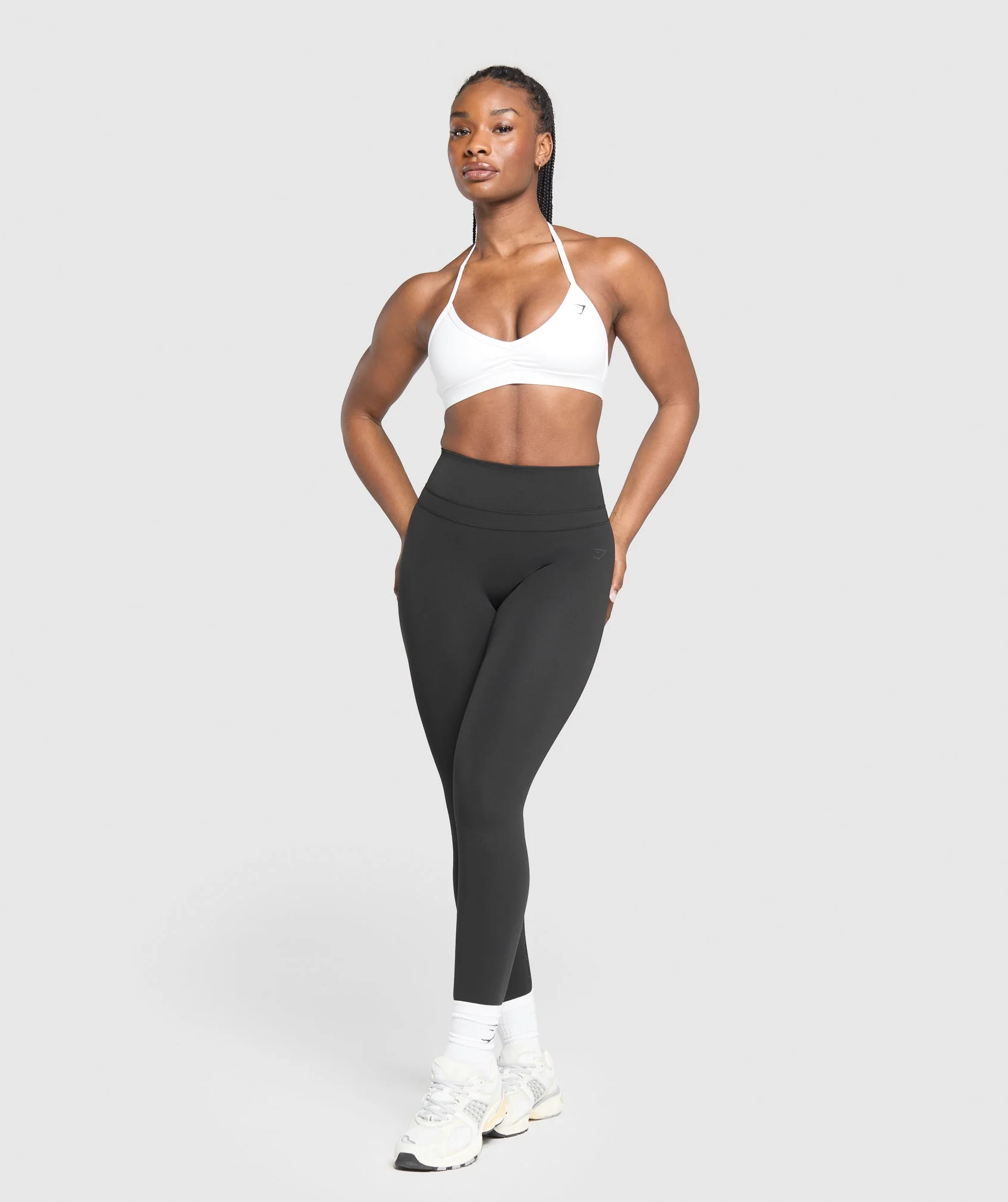 Minimal Halterneck Sports Bra // GYMSHARK - Image 3