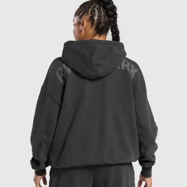 Power Oversized Zip Hoodie // GYMSHARK