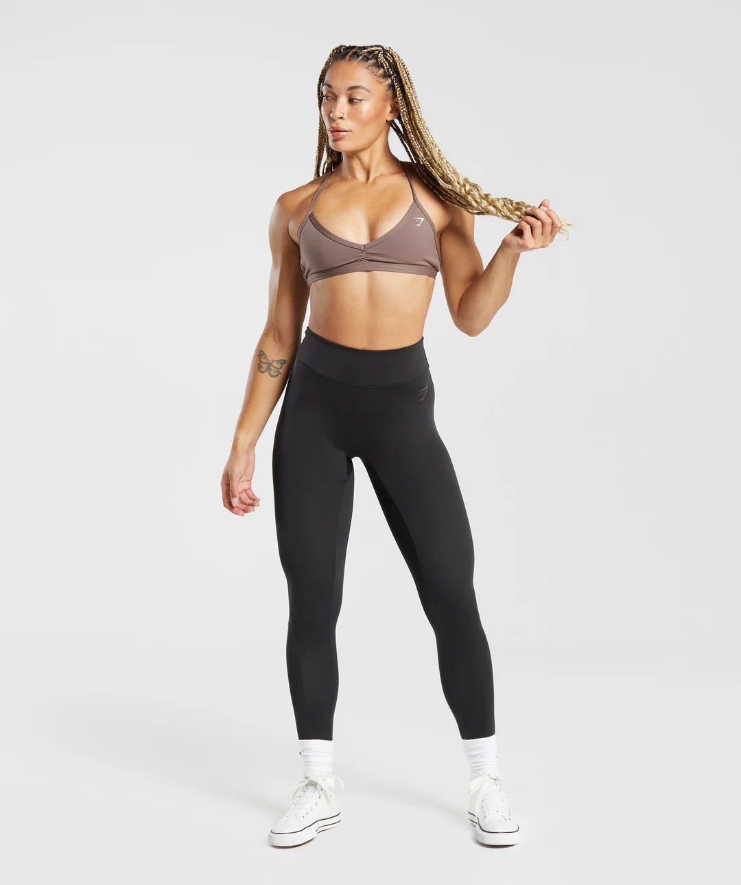 Power Regular Leggings Black  // GYMSHARK - Image 3