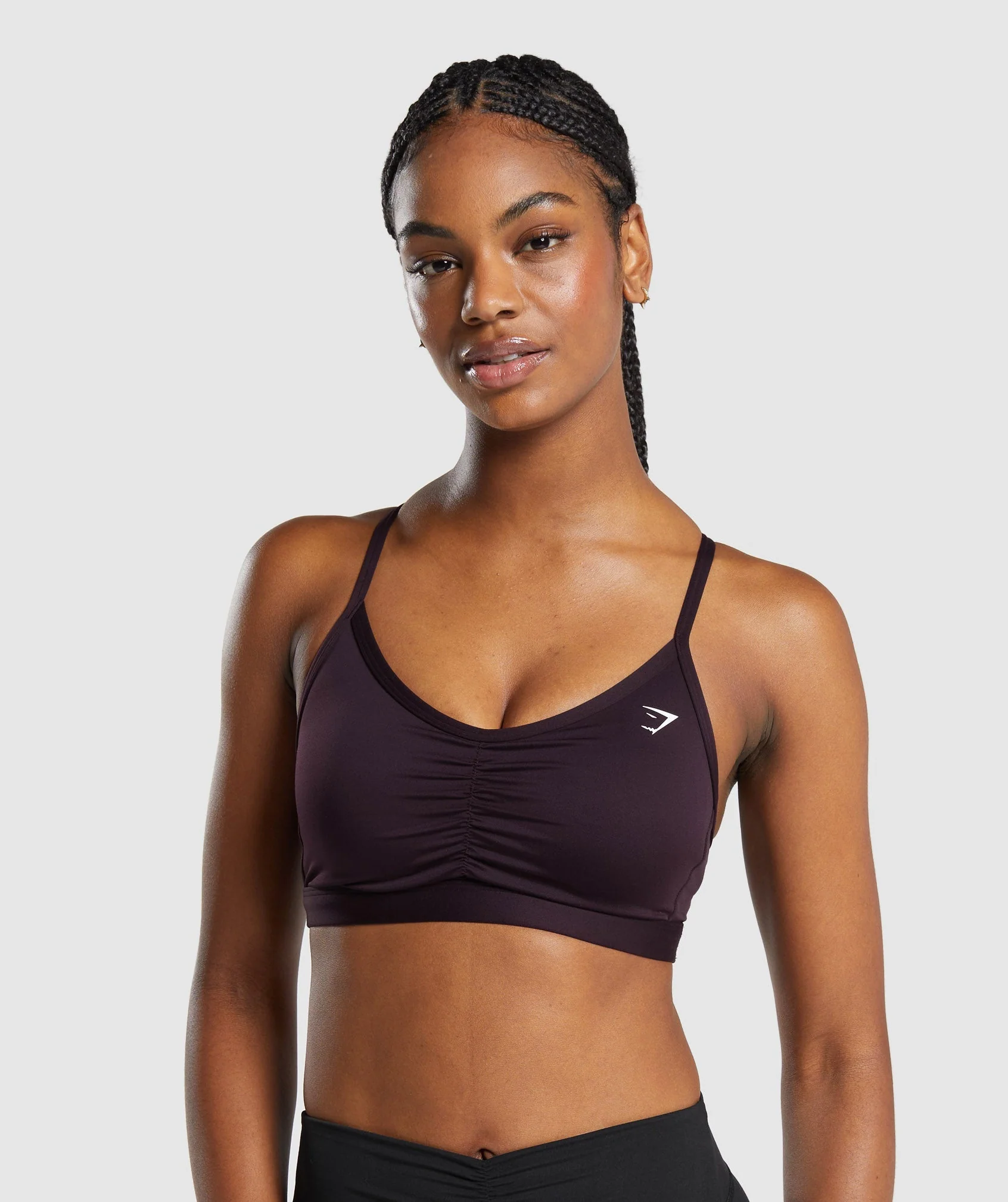 Ruched Sports Bra // GYMSHARK