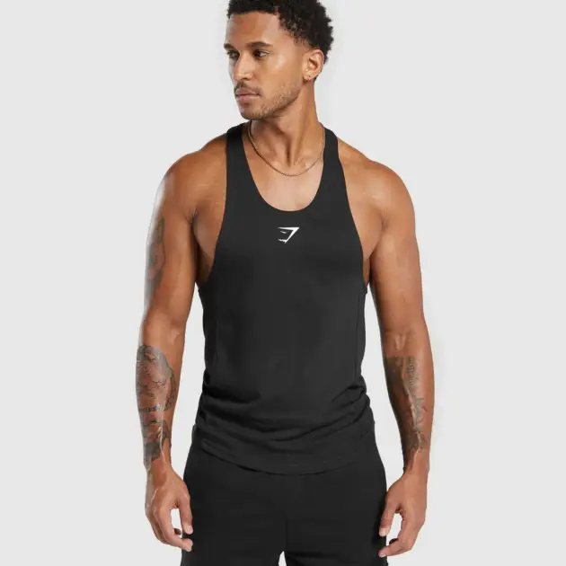 React Stringer Black // GYMSHARK