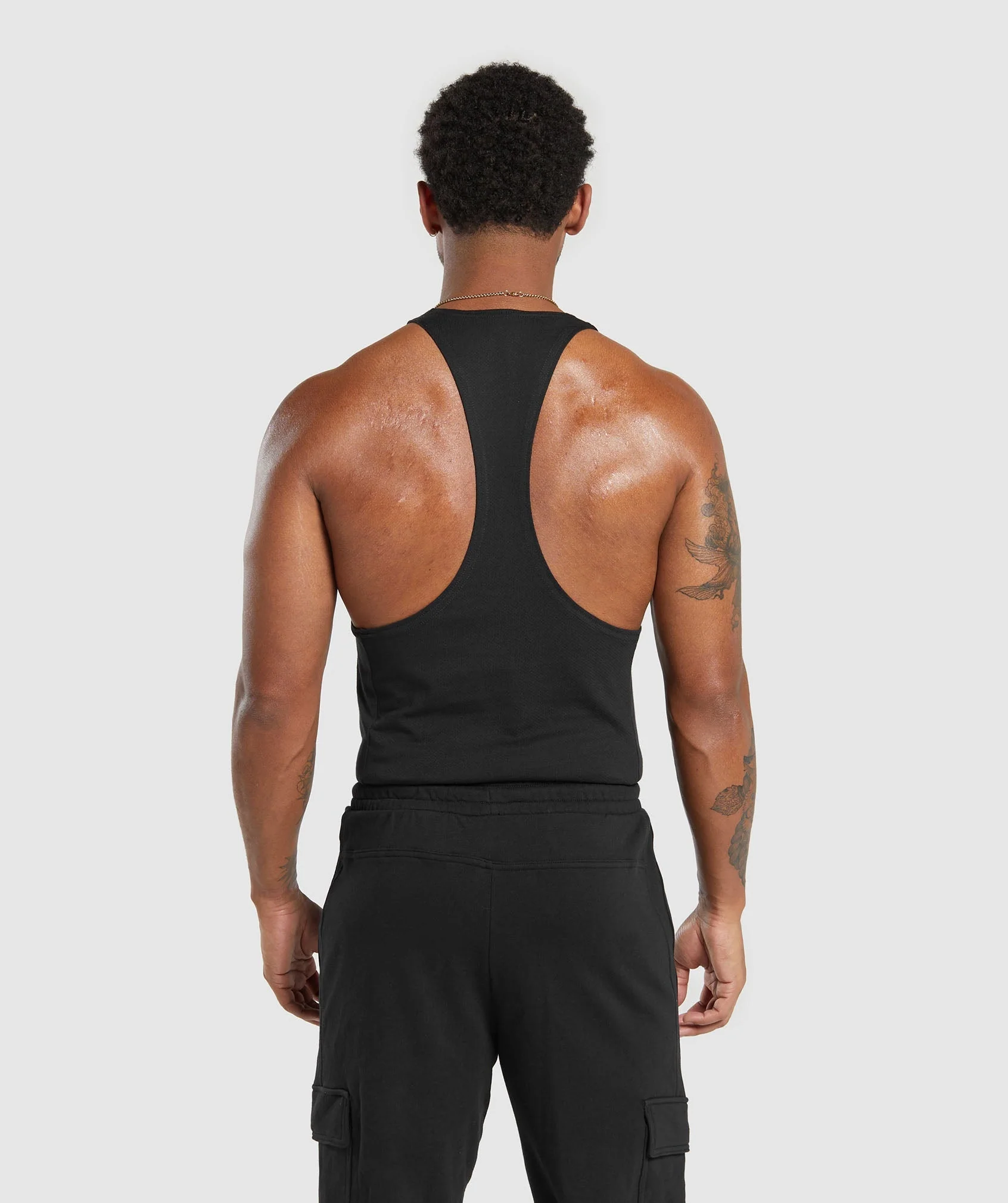 React Stringer Black // GYMSHARK - Image 2