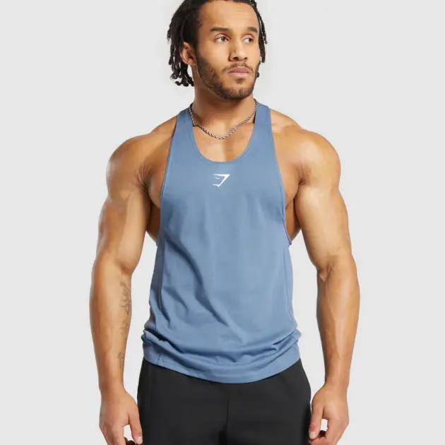 React Stringer Faded Blue // GYMSHARK