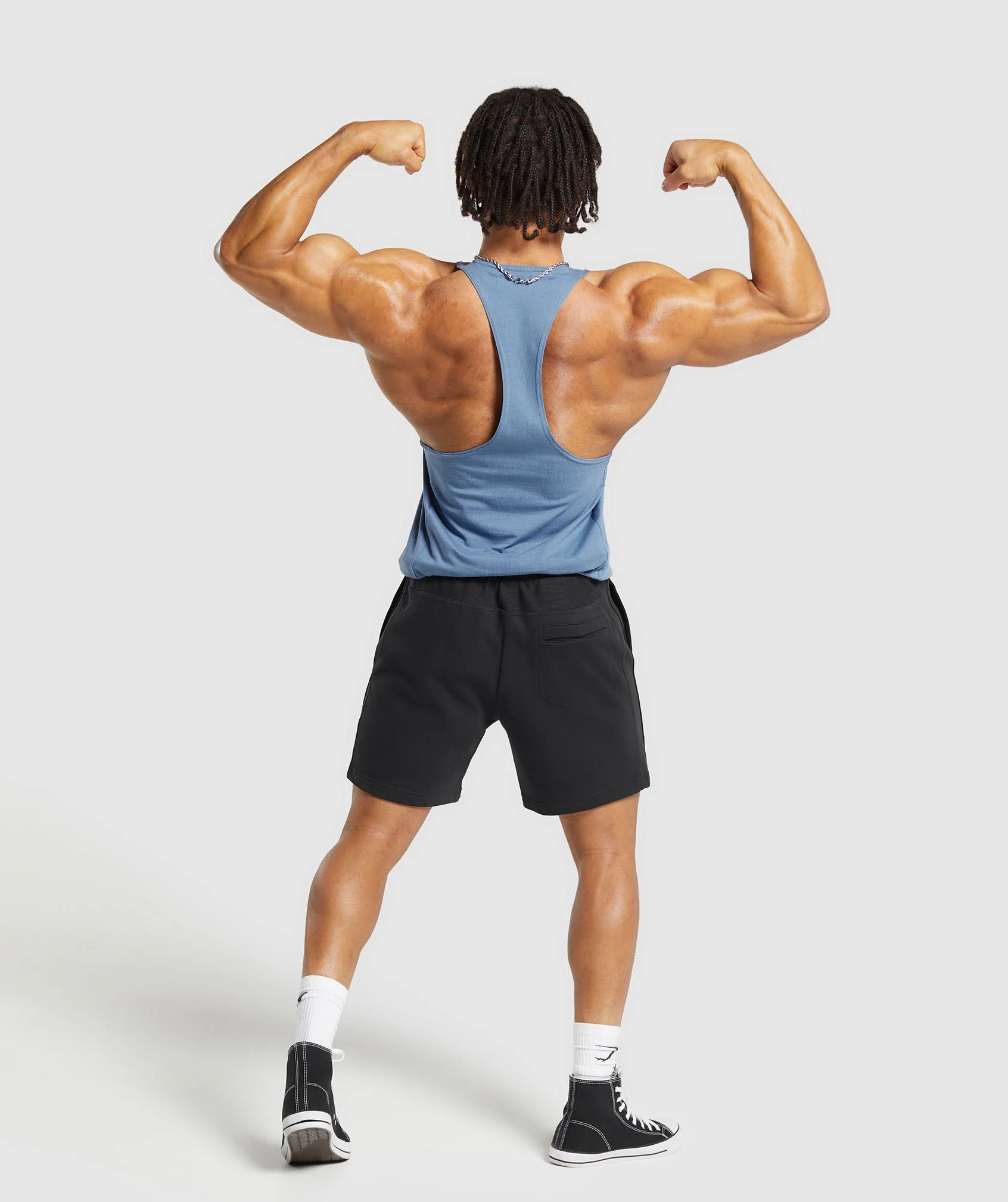 React Stringer Faded Blue // GYMSHARK - Image 4