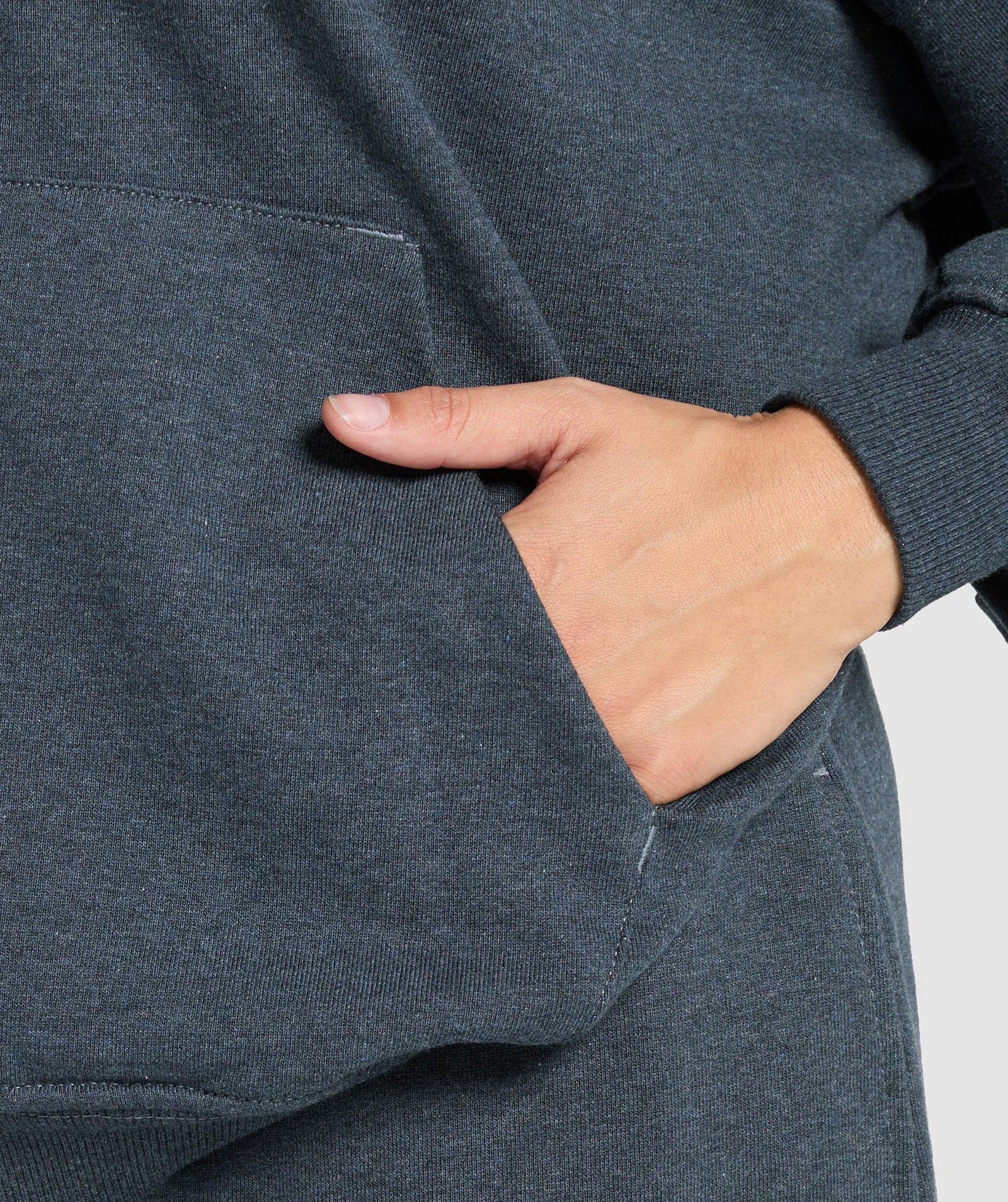 Rest Day Sweats Hoodie Blue Marl // GYMSHARK - Image 3