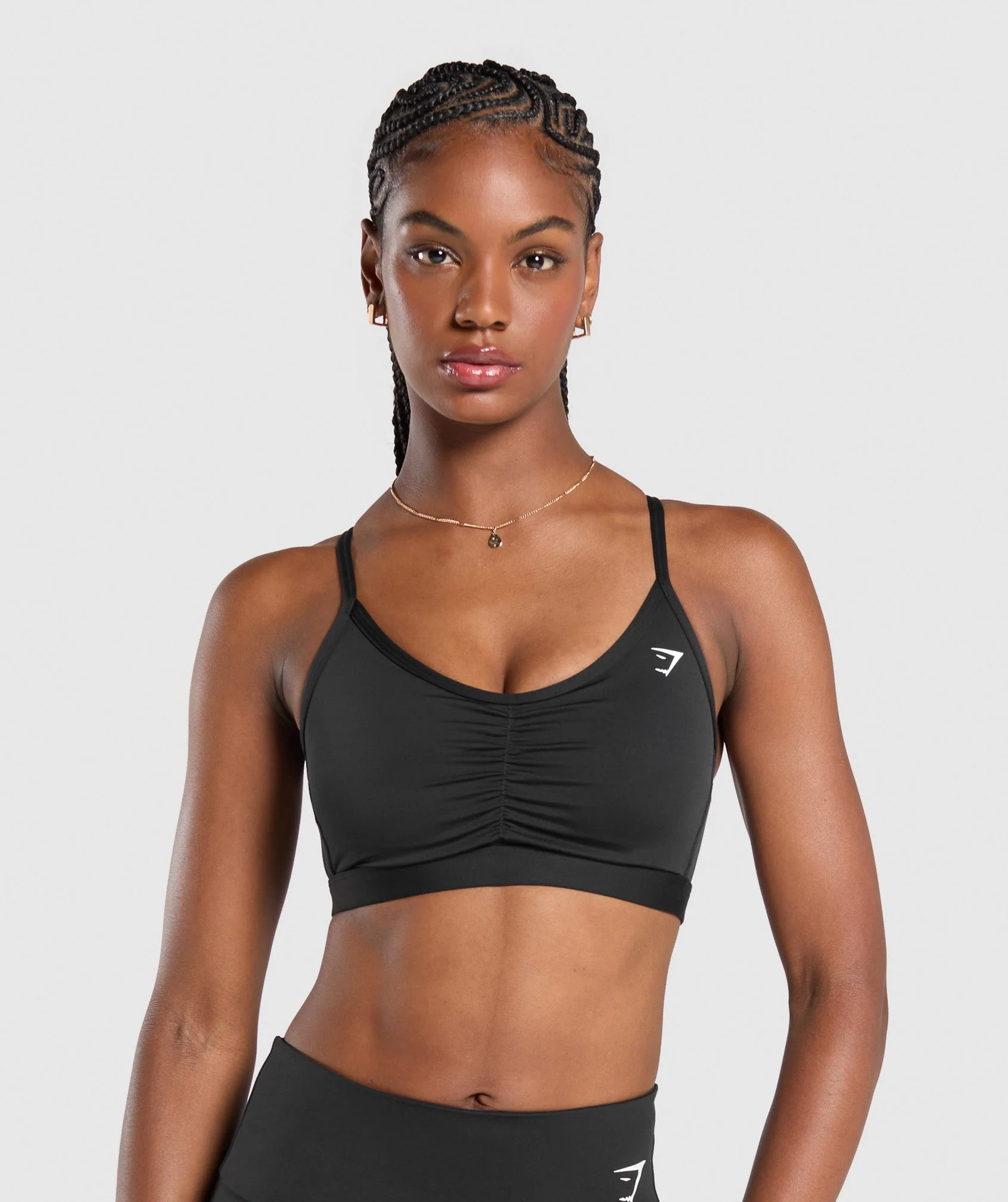 Ruched Sports Bra // GYMSHARK