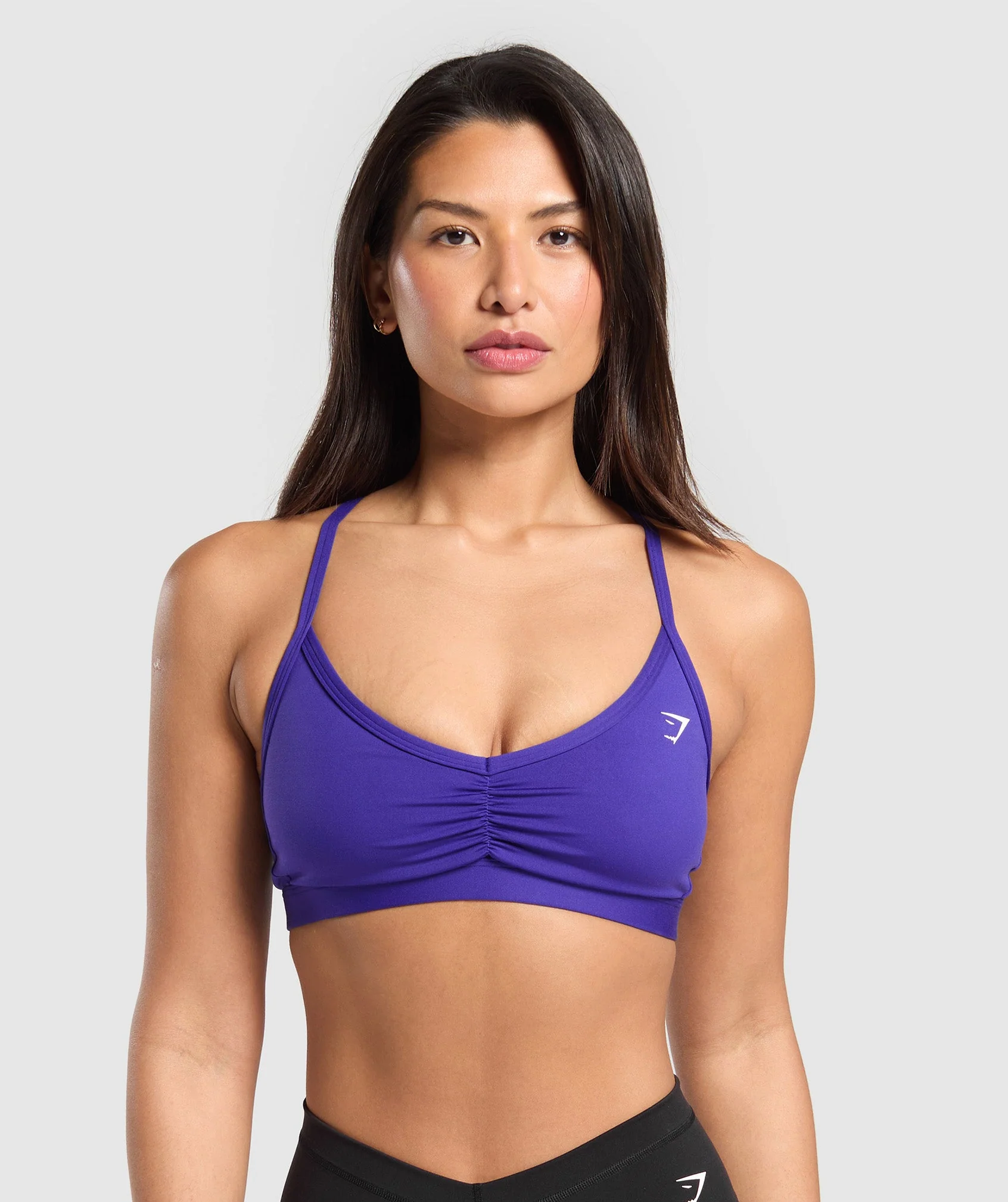 Ruched Strappy Sports Bra // GYMSHARK