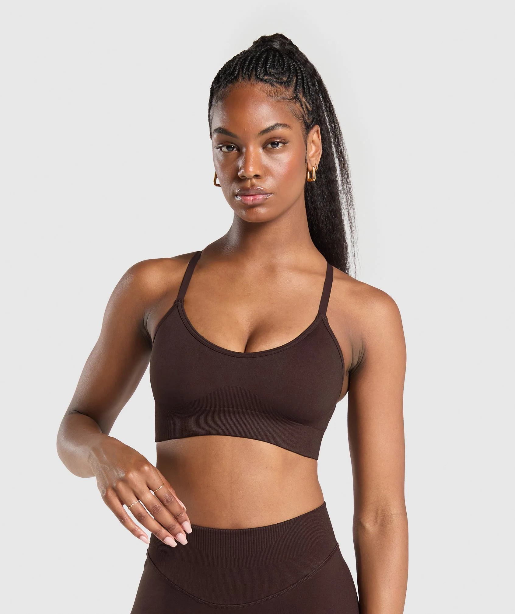 Sweat Seamless Sports Bra // GYMSHARK