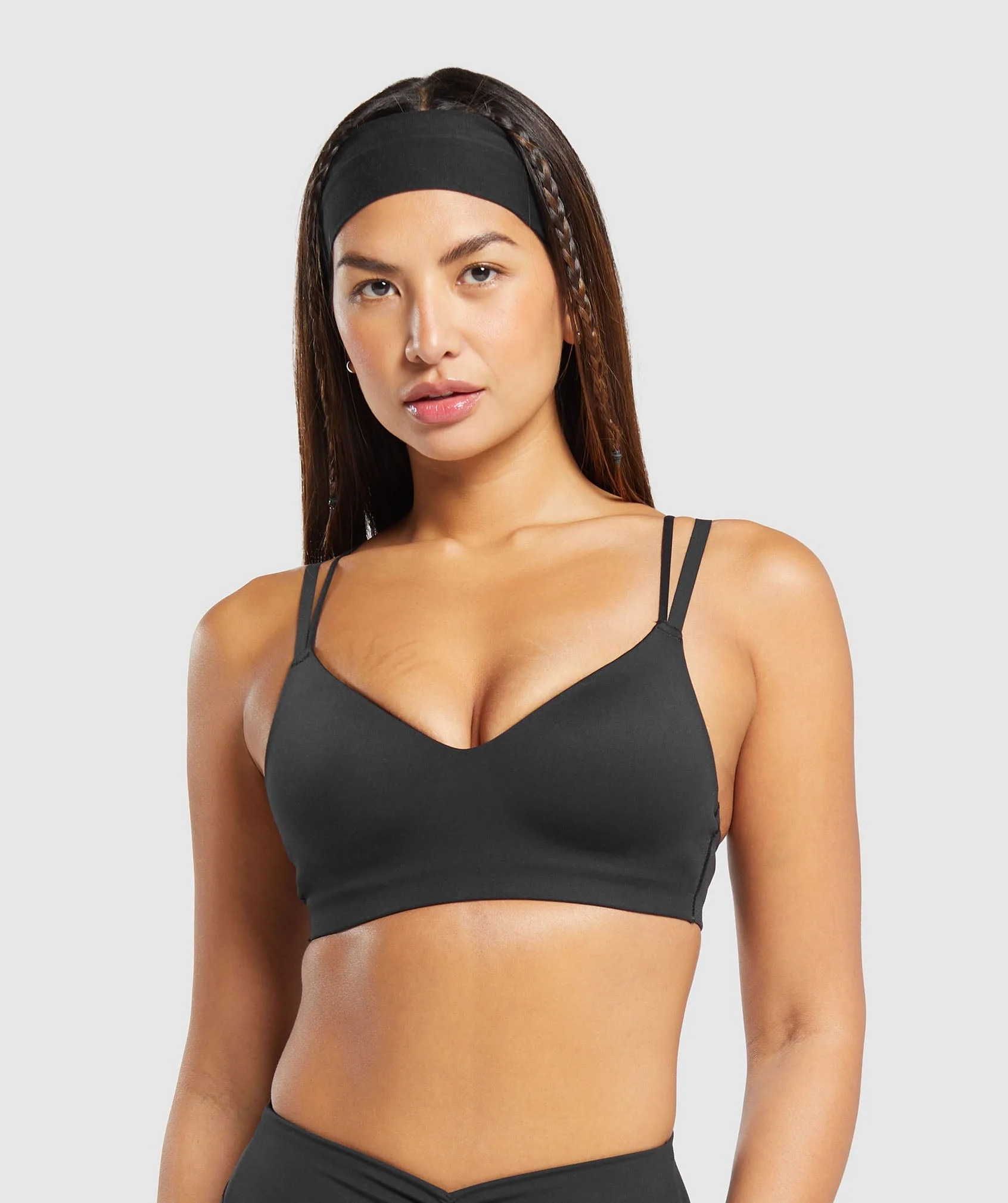 Strappy Back Light Support Sports Bra // GYMSHARK