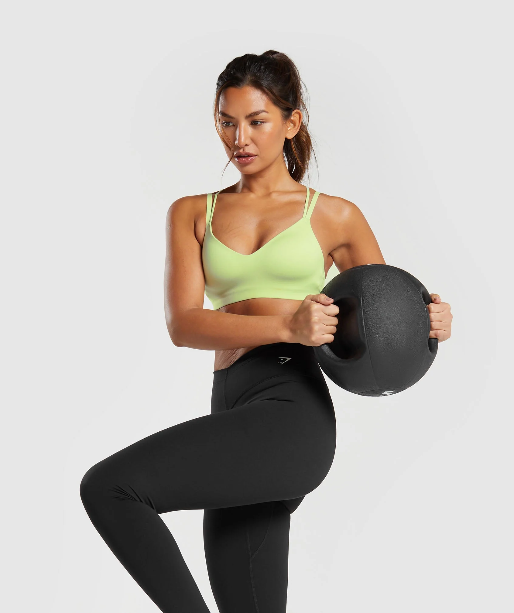 Strappy Back Light Support Sports Bra // GYMSHARK - Image 3