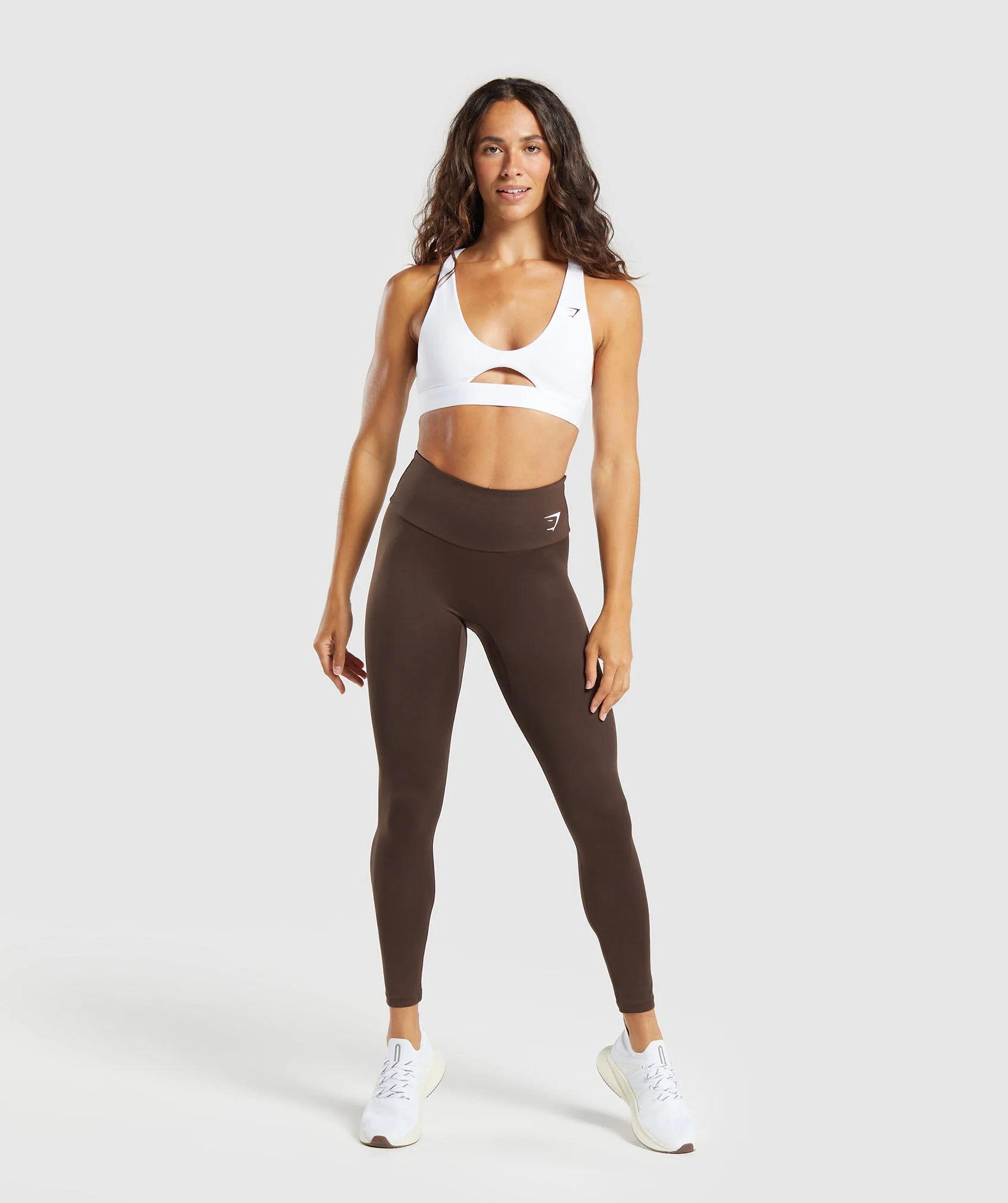 Training Leggings Brown // GYMSHARK - Image 3