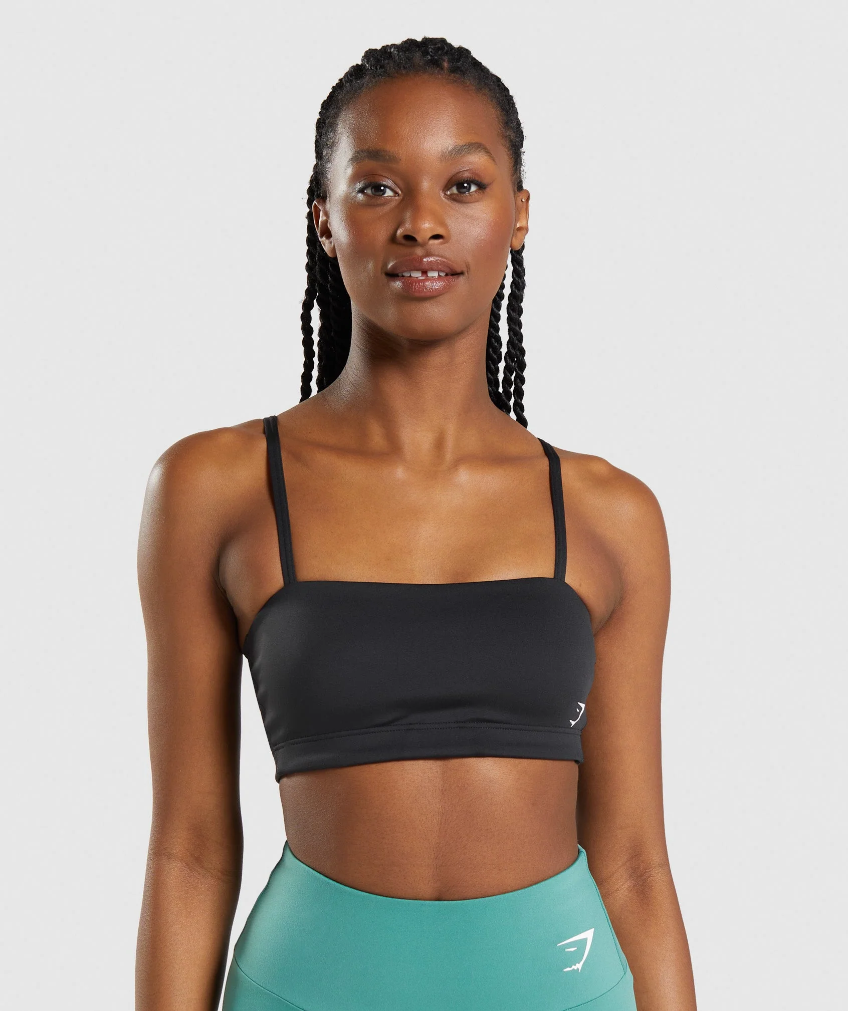 Bandeau Sports Bra Black // GYMSHARK
