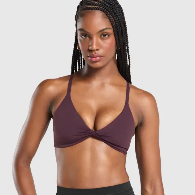 Twist Front Bralette // GYMSHARK