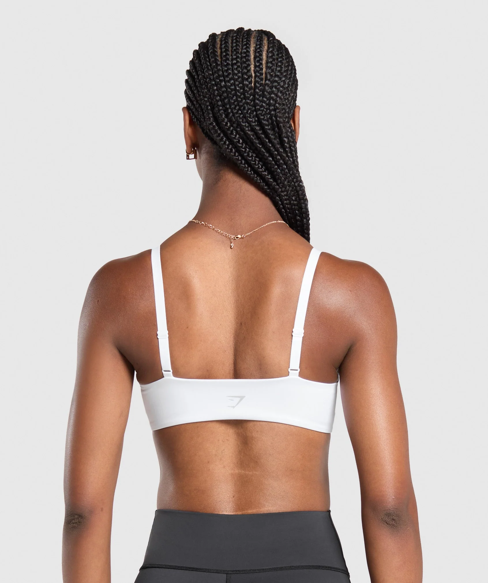 Twist Front Bralette Withe // GYMSHARK - Image 2