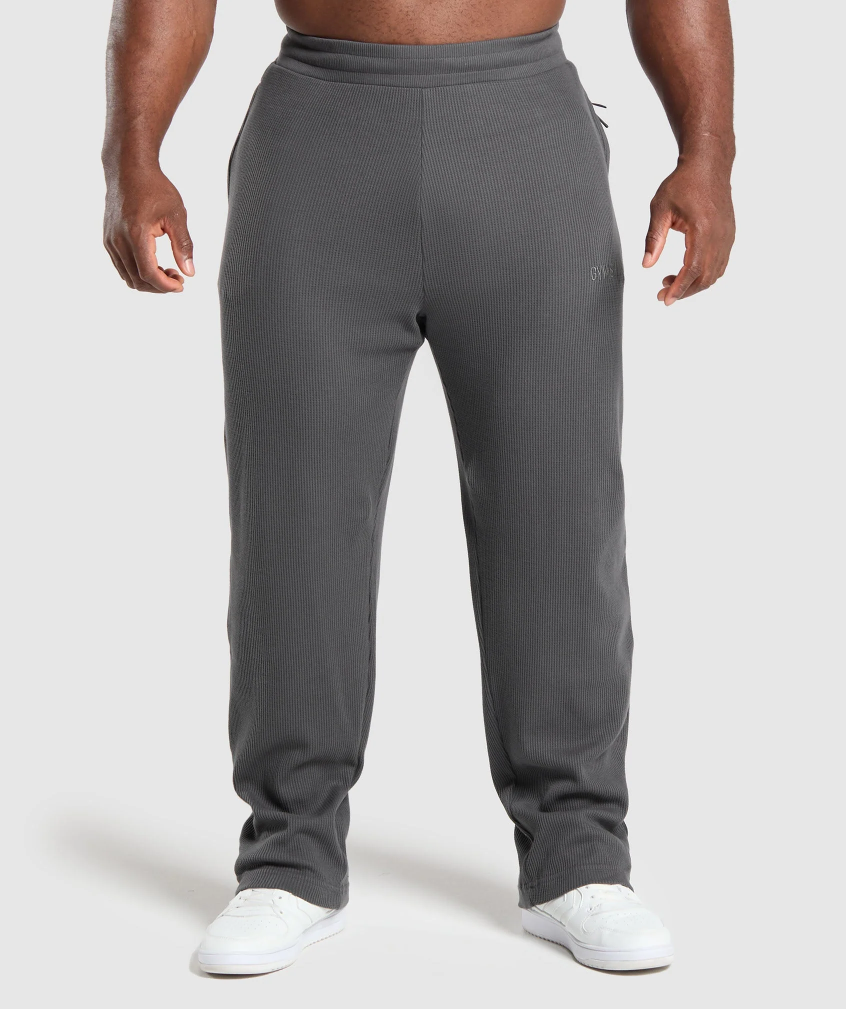 Waffle Straight Leg Joggers // GYMSHARK