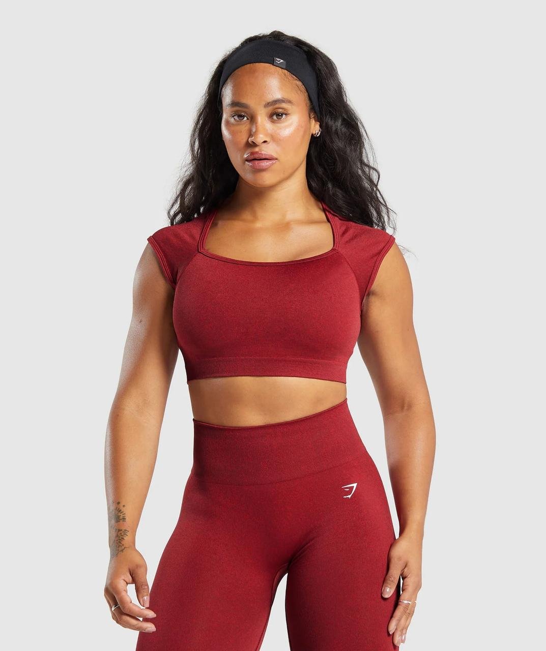Adapt Fleck Seamless Crop Top // GYMSHARK