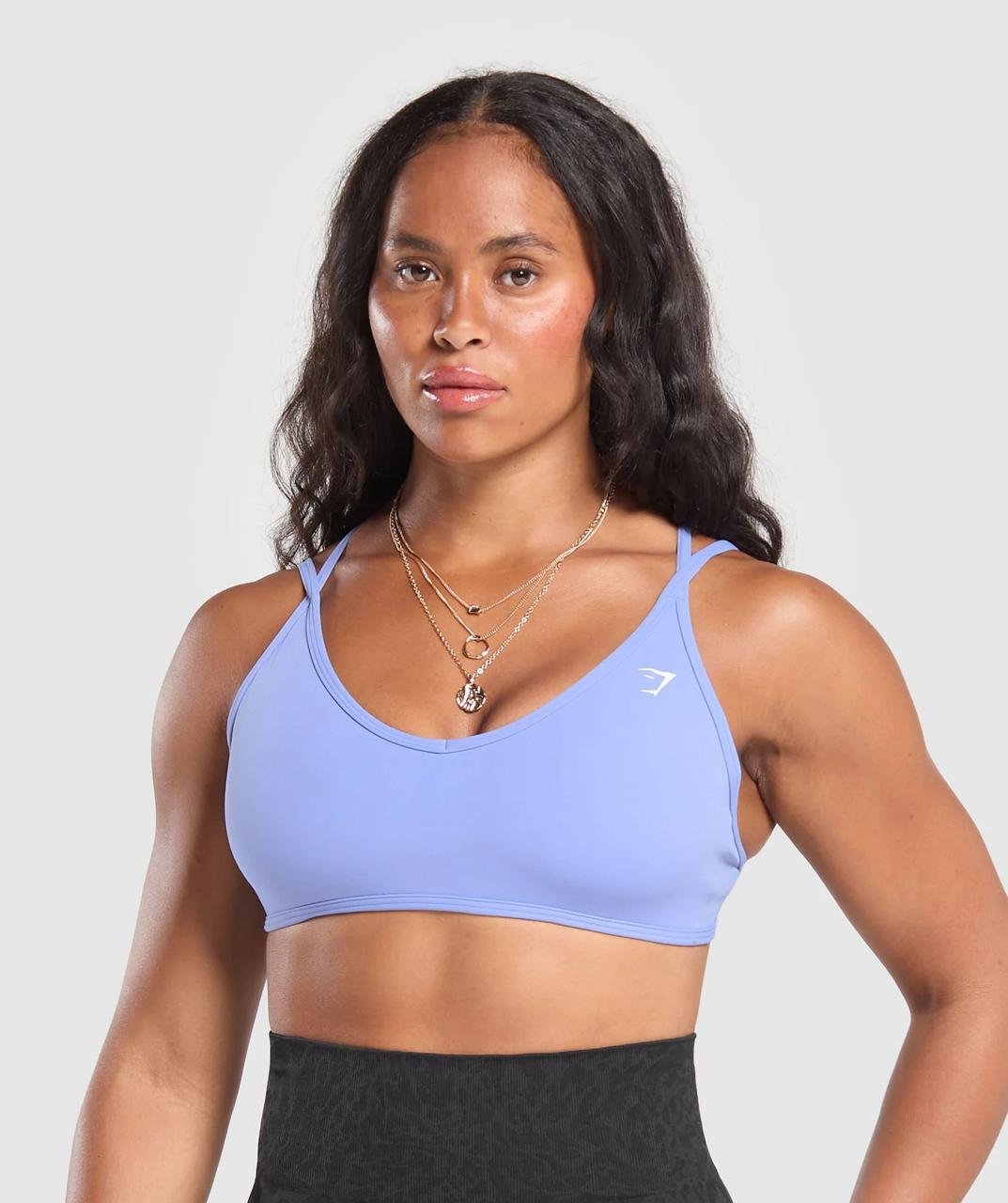 Back Gains Sports Bra Lift Blue // GYMSHARK