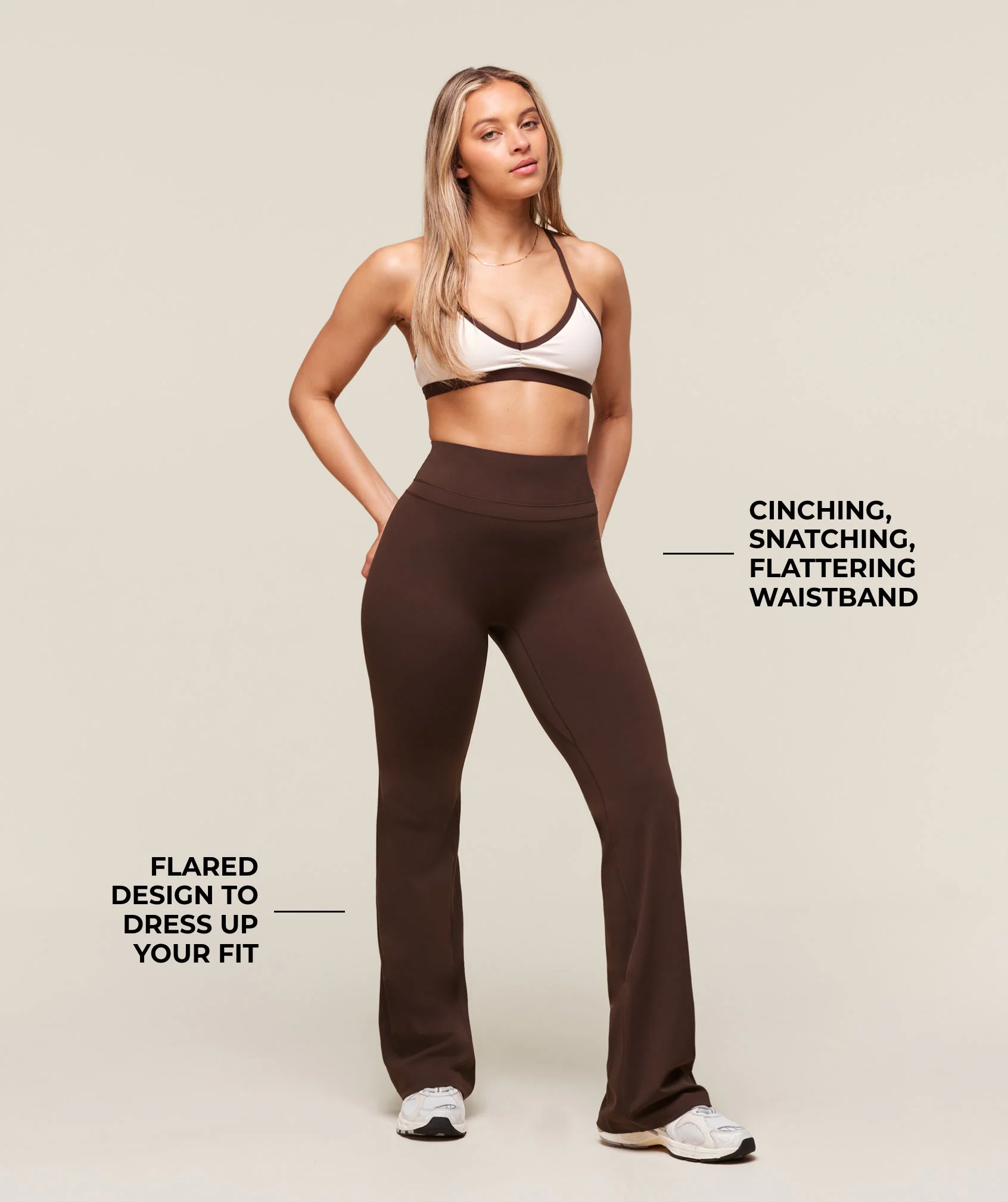 Whitney Flared Leggings // GYMSHARK - Image 5